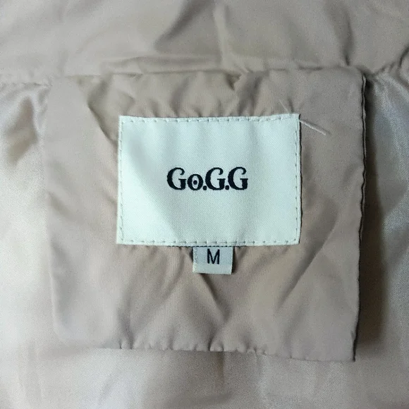 GO.G.G Women's Oat Puffer Vest Size M NWT - Picture 3 of 11
